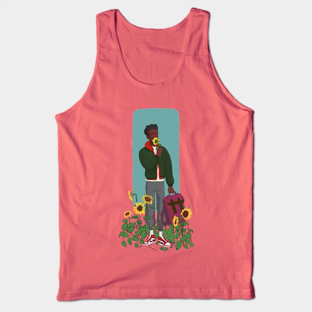 Sunflower Boi Tank Top by SallySparrow